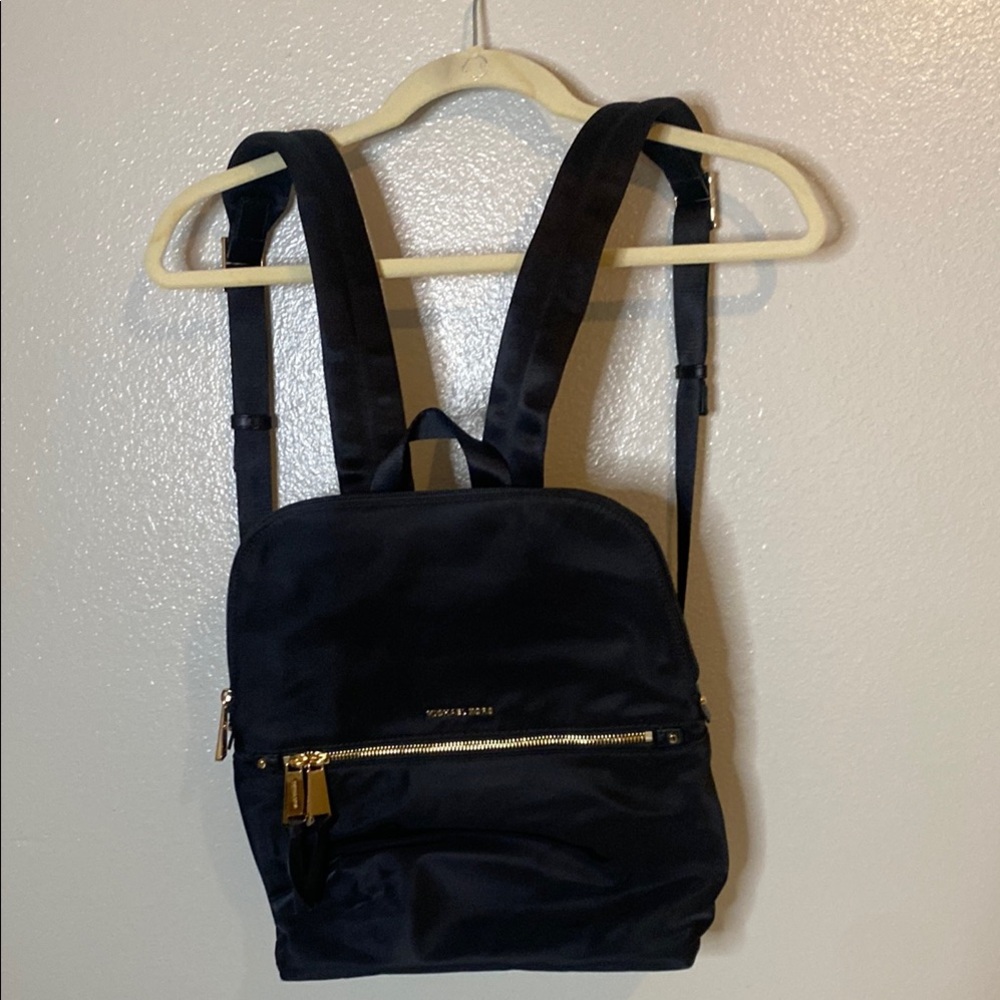 Black Nylon Backpack